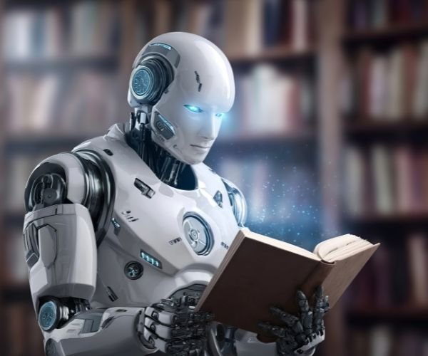 Community members learning together about how to use artificial intelligence safely and responsibly