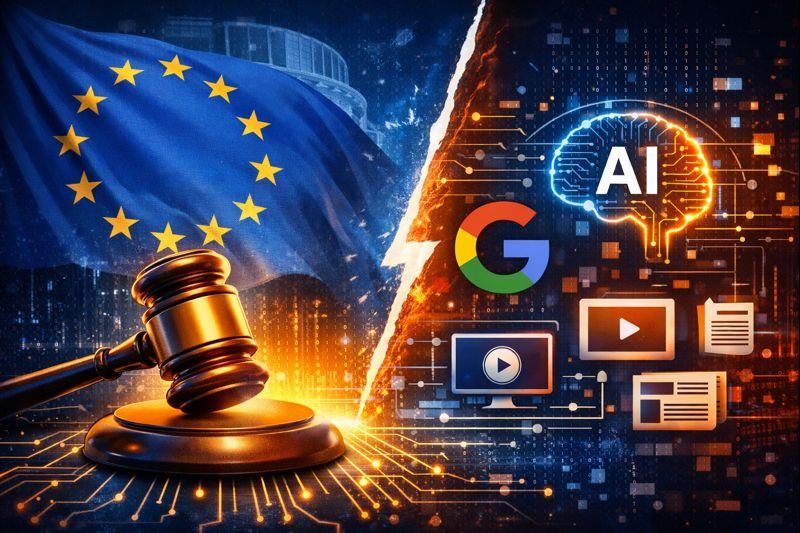 EU Launches Antitrust Probe into Google’s AI Practices: Is Big Tech Eating the Internet’s Lunch Without Paying the Bill?